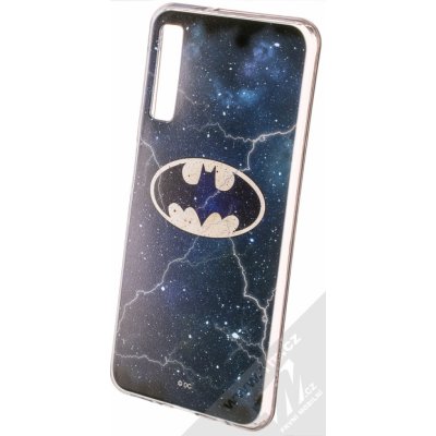 Pouzdro DC Comics Batman 003 TPU ochranné silikonové s motivem Samsung Galaxy A7 2018 tmavě modré – Zboží Mobilmania