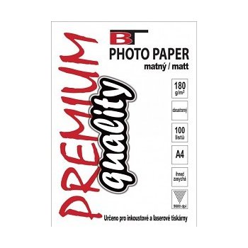 BT fotopapír A4 180g / 100 listů od 199 Kč - Heureka.cz