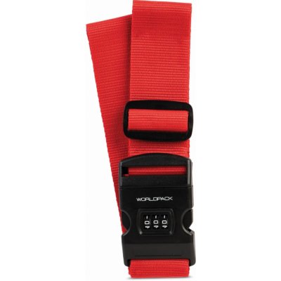 Fabrizio Bezpečnostní popruh s kódovým zámkem 10492-0200 červená – Zboží Dáma