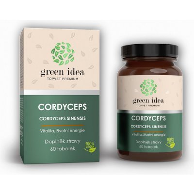 Green idea Cordyceps bylinný extrakt 60 tablet – Hledejceny.cz