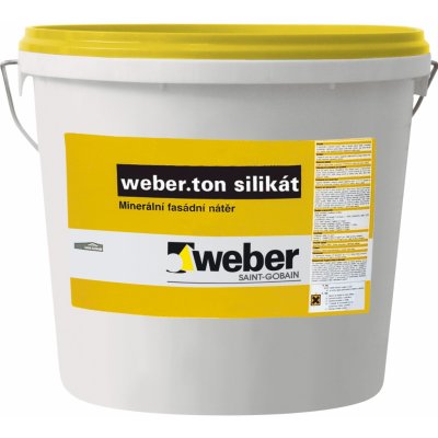 Weber weber.ton silikát Silikátová fasádní barva 25 kg