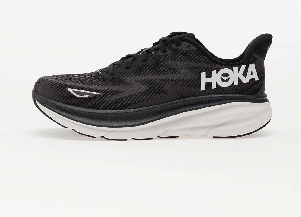 Hoka one one M Clifton 9 1127895-BWHT black white