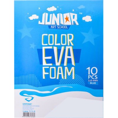 Dekorační pěna EVA bílá A4, tloušťka 2,0 mm, 10ks – Zbozi.Blesk.cz