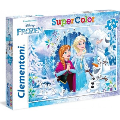 Clementoni Ledové království Supercolor 104 dílků – Zboží Mobilmania