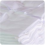 Kikko Pleny bavlněné vysokogramážní Lux 70 x 70 10 ks bílé – Sleviste.cz