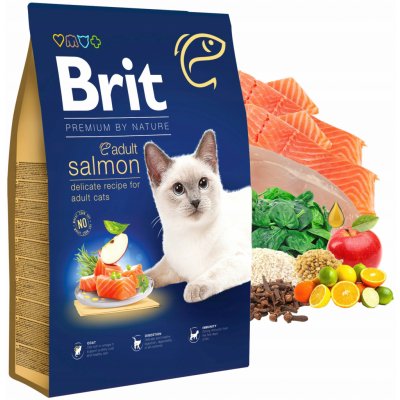 Brit Premium by Nature Cat Sterilized Salmon 8 kg – Zbozi.Blesk.cz