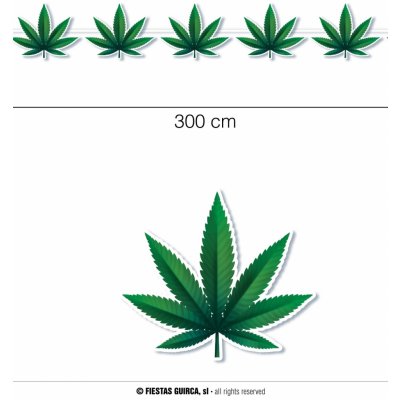 Girlanda Marihuana – Zboží Dáma