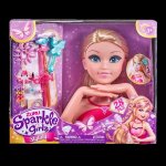 Alltoys Česací hlava Sparkle Girlz s doplňky – Sleviste.cz