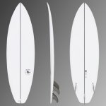 OLAIAN Surf shortboard 900 5'10" 30 l se 3 ploutvičkami FCS2 – Zboží Dáma