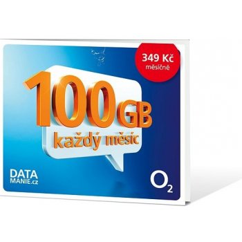 O2 Datamanie 100GB (POUZE SIM BEZ PLACENÉ SLUŽBY) SMALLGO.0DZ58