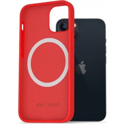 AlzaGuard Silicone Case Compatible with Magsafe iPhone 13 červené