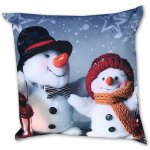Dadka Fotopolštář Sněhuláci 40x40 – Zboží Dáma