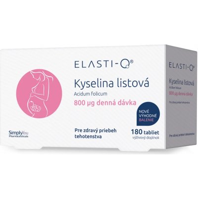 Elasti-Q Kyselina listová 800 180 tablet – Hledejceny.cz
