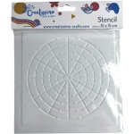 Creatissimo plastová Šablona pro mandalu 15cm – Zboží Dáma