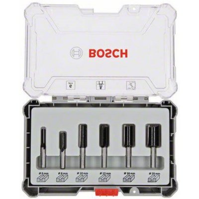 Bosch sada drážkovacích fréz 6 ks, stopka 6 mm 2607017465 – Zboží Dáma