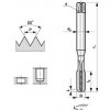 Závitník Bučovice Tools Závitník strojní M6 ISO1 HSSE CSN 22 3042 +NST+ - BU162-060TIN