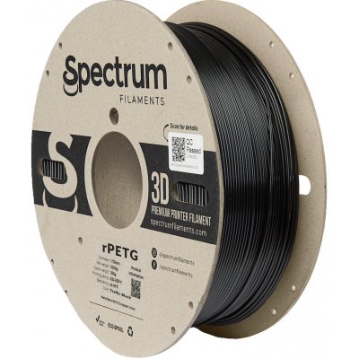 Spectrum r-PETG, 1,75mm, 1000g, 80591, traffic black – Zboží Živě