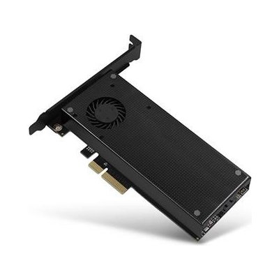 AXAGON PCEM2-DC, PCIe x4 - M.2 NVMe M-key + SATA B-key slot adaptér, chladič, vč. LP (PCEM2-DC)