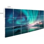 Fotověci Velkoplošný Reklamní LED Displej Digitální Nástěnný Banner Obrazovka P1.953 Pixel Možnost Customizace Varianta: 100 x 100cm – Zboží Živě