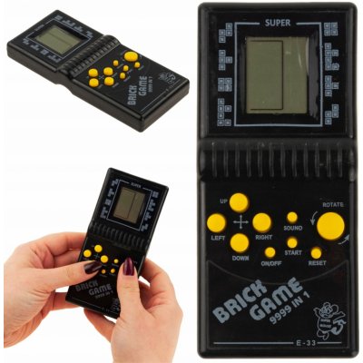 KIK Digitální hra Brick Game Tetris černý – Zboží Dáma