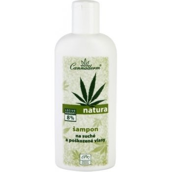 Cannaderm Natura šampon suché vlasy 200 ml