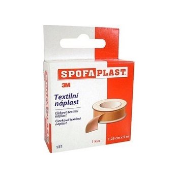 3M Spofaplast Náplast cívková textilní 131SB 1. 25 cm x 5 m