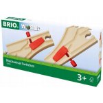 Brio 33344 Výhybky se zarážkou 1 pár – Zboží Dáma