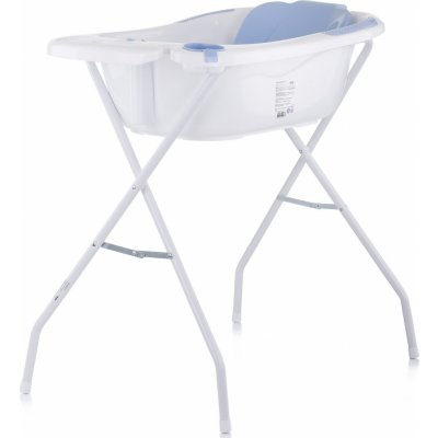 Chipolino Vanička s podložkou a stojanem Vela 87cm Blue – Hledejceny.cz
