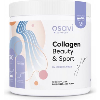 Osavi Collagen Beauty & Sport, kolagen prášek 225 g