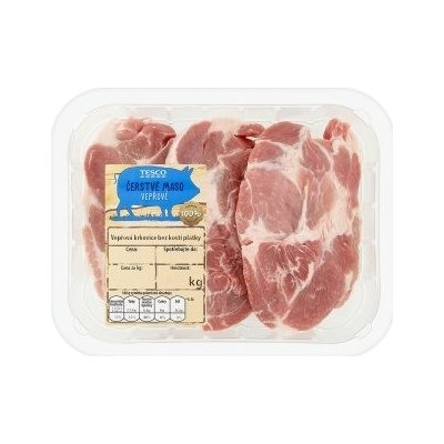 Tesco Čerstvé maso vepřová krkovice bez kosti plátky 0,4 kg – Zboží Mobilmania