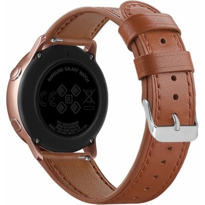 Eternico Leather Band universal Quick Release 20mm hnědý AET-SMQRLEA25C-20 – Zboží Mobilmania