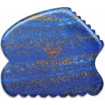 Crystallove Lapis Lazuli Contour Gua Sha masážní pomůcka 1 ks – Sleviste.cz