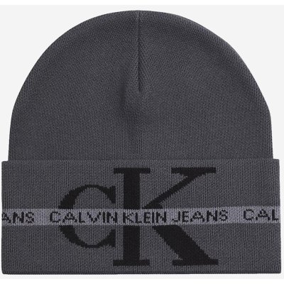 Calvin Klein Monogram Cotton Tape Beanie – Zboží Mobilmania