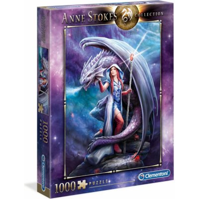 Clementoni 39525 Anne Stokes Magický drak 1000 dílků – Zboží Mobilmania