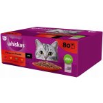 Whiskas Adult Classic Meals s hovězím kuřecím jehněčím drůbežím v omáčce 160 x 85 g – Sleviste.cz