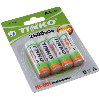 TINKO AA 2600mAh 4ks HW420 – Zboží Mobilmania