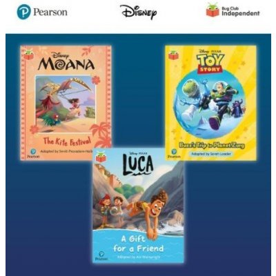 Pearson Bug Club Disney Year 1 Pack B, including decodable phonics readers for phase 5: Moana: The Kite Festival, Toy Story: Buzzs Trip to Planet Zur – Hledejceny.cz