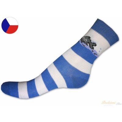 Nepon Dětské bavlněné ponožky Velryba modrá