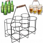 ORION Stojan kov/dřevo na pivní láhve/půllitry 6 pozic – Zboží Mobilmania