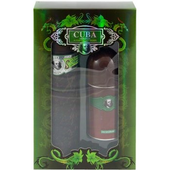 Cuba Green EDT 100 ml + DEO Roll-On 50 ml dárková sada