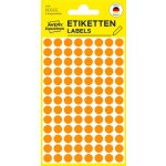 Avery Zweckform 3178 Samolepící kolečka 8 mm 416 ks jasně oranžové – Zboží Dáma