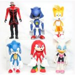 Figurky na dort 6ks ježek Sonic 12cm - Cakesicq