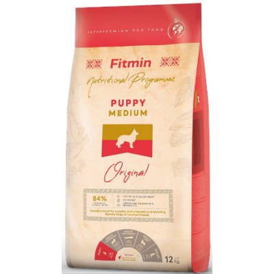 Fitmin dog medium puppy 3 x 12 kg