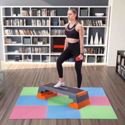 One Fitness MP10 60 x 60 x 1 cm zelená-modrá-červená 9ks – Sleviste.cz