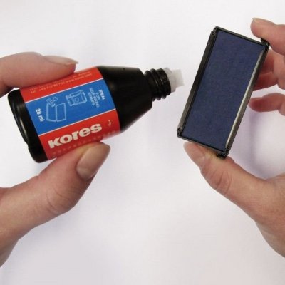 Kores Razítková poduška černá 11 x 7 cm – Hledejceny.cz