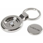 Přívěsek na klíče ŠKODA "Let´s Explore" original s žetonem 6U0087010B – Zboží Mobilmania