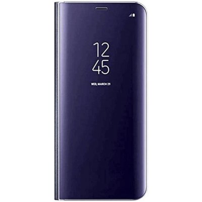 Pouzdro SES Zrdcadlové plastové flip obal Samsung Galaxy A52 A525F - modré – Zboží Mobilmania