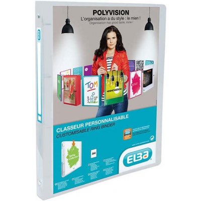 Elba Bantex kroužkový pořadač 4 kroužky A4 2 cm transparentní – Zboží Živě