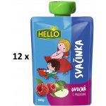 Hello ovocná kapsička s Malinami 12 x 100 g – Sleviste.cz