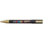 Uni Posca PC-3M 0,9-1,3 mm zlatý – Zboží Živě